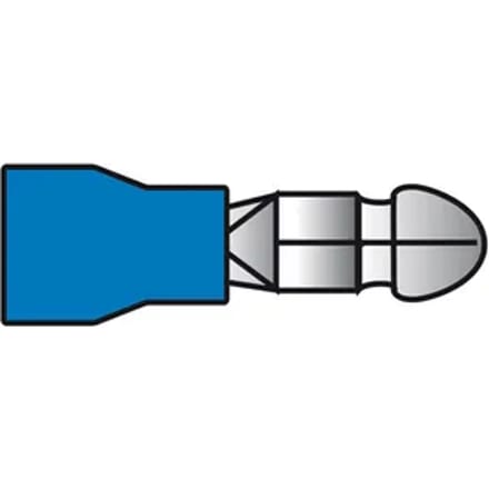 Carpoint Rondstekker 550 Blauw Ø5mm- 10 Stuks
