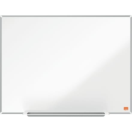 Nobo Impression Pro Magnetisch Whiteboard Emaille Met Pennengoot - Inclusief Nobo Whiteboard Marker - 600x450mm - Wit