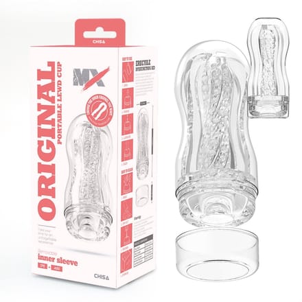 Chisa - Original Portable Lewd Cup - Cup Masturbator - Transparant