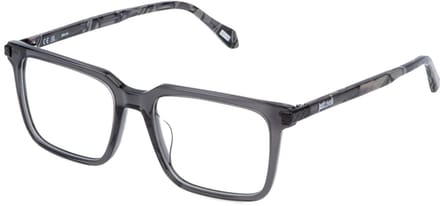 Just Cavalli VJC136 Grigio trasparente lucido 53/18/145 MAN Brilmonturen