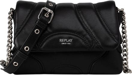 REPLAY Schoudertas Crossbody Bag Black Zwart