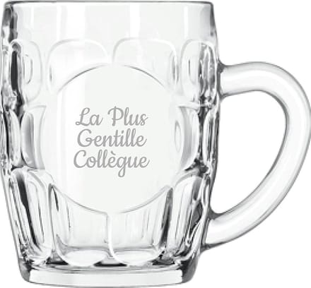 Bierpul gegraveerd - 55cl - La Plus Gentille Collègue