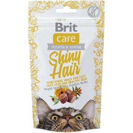 Brit Care Kat | Snacks Voor Katten | Verpakking 50G - Glanzend Haar 50G