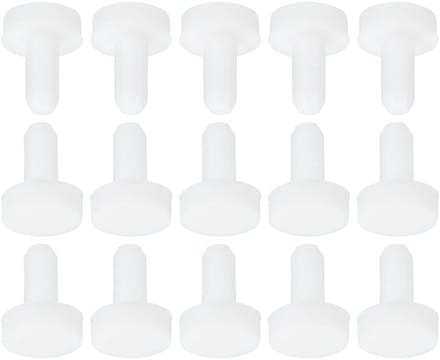 Dailygoods- Stopper Zachte Flexibele Siliconen - Rubber Plug - 15 Stuks - Voor 2.8-3mm Gat - Duurzaam - Antislip