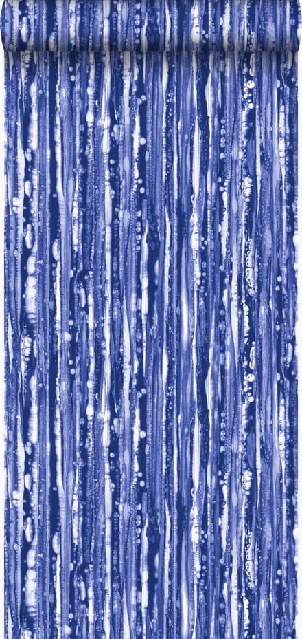 Origin Wallcoverings behang strepen blauw - 53 cm x 10.05 m - 347219