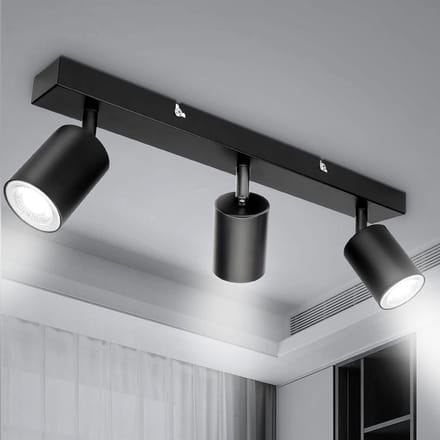 Verstelbare LED Plafondspot met 3 Vlammen voor Sfeervolle Verlichting in Huis