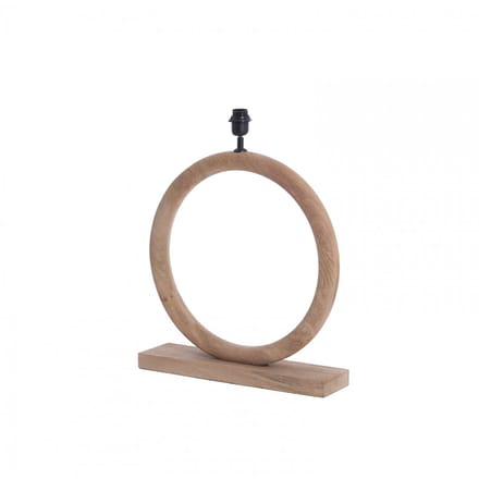 Light & Living Tafellamp Nubia Mangohout - Naturel (excl. kap)