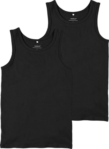 NAME IT KIDS NKMTANK TOP 2P Bla NOOS Jongens Onderhemd - Maat 122-128