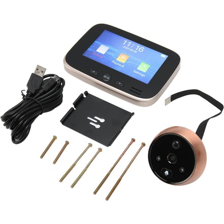 4,3 inch Deur Digitale Viewer Slim Nachtzicht Spionnetje 1080p High Definition Camera voor Thuis