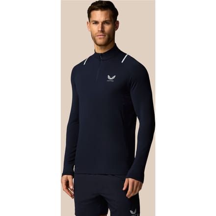 Heren Apex Training Kwartrits Top - Marineblauw