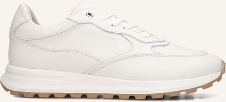 STEFANO LAURAN Champ Sneakers - Leer - Heren - Wit - Maat 40