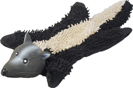 Chenille - Stinkdier Met Latex Zwart - 50cm.