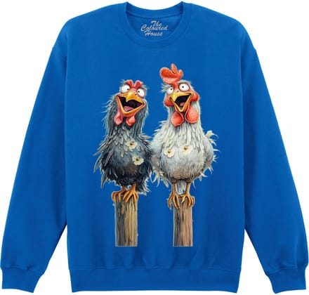 Grappige Kippen Friendly Chickens The Coloured House Sweater S