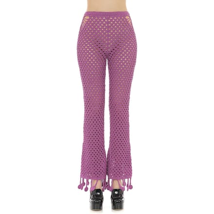 Moschino Pants Violet Taglia: 40 | Pantaloni Outlet | Donna | Viola