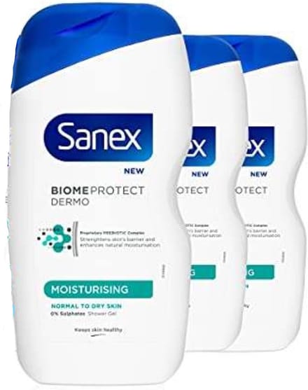 Sanex Douchegel - Dermo Moisturising - 3 x 500 ml