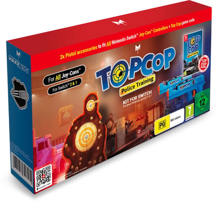 MAXX TECH Top Cop: Police Training Game and Gun Kit - Nintendo Switch