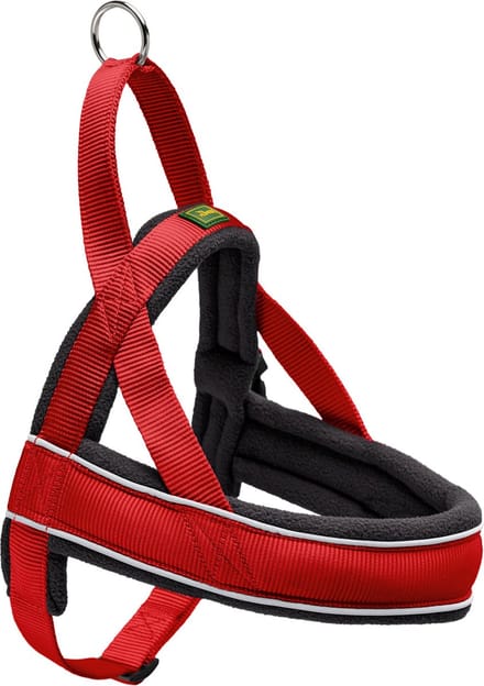 Hunter Harnas Norweger Racing Nylon - Small - 42-53x2.0x2 cm - Rood/Zwart