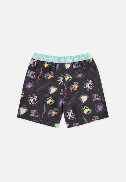 Pokémon - Characters Ready For Battle Zwemshorts - XS - Zwart