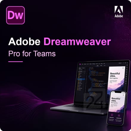 Adobe Dreamweaver - Pro for Teams 1 - 9 Gebruiker(s)