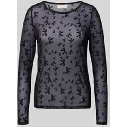 Shirt met lange mouwen en ronde hals, model 'ISKA'