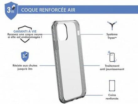 Force Case, Hoesje geschikt voor iPhone XR / 11 - AIR Versterkt, Transparant