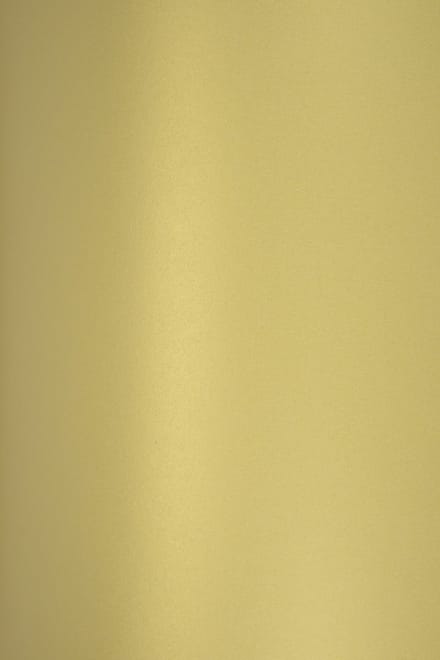 Netuno - geel metallic papier - A4 - 21 x 29,7 cm - 10 vellen - 250 gram - Majestic Mellow Yellow