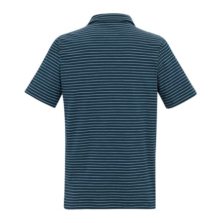 Regatta Heren Hadvo Stripe Polo Shirt (Moonlight Denim/Wit)