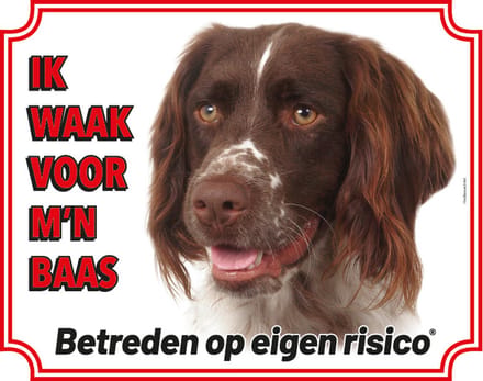 Heidewachtel Waakbord - Ik waak voor mijn baas