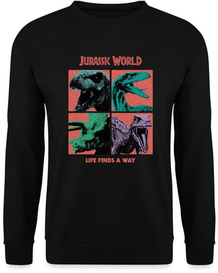 Jurassic World Life Finds A Way Sweater Heren