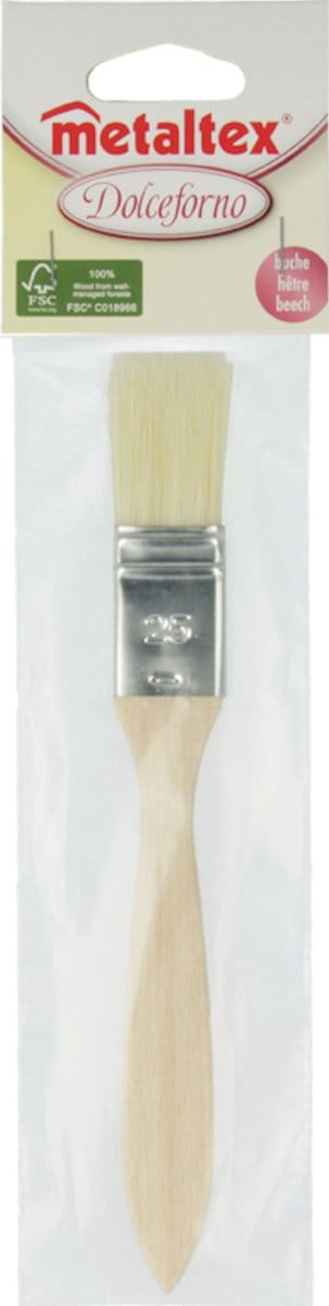 Metaltex Bak- En Grillkwast Natuurlijk Haar 20 Cm Hout Bruin