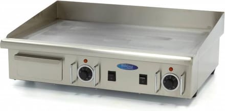 Grillplaat - Glad - 73 cm - incl. Opvangbak - 400V