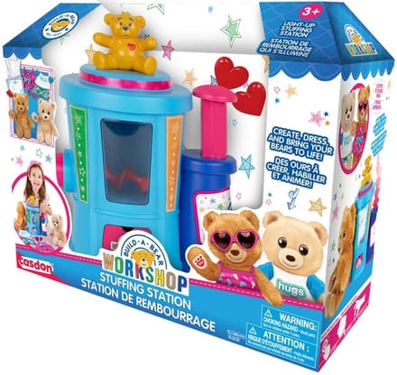 Casdon Build-A-Bear Workshop knuffelstation speelgoed set.