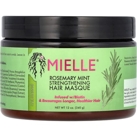 Masque capillaire fortifiant, Romarin Menthe, 12 oz (340 g)