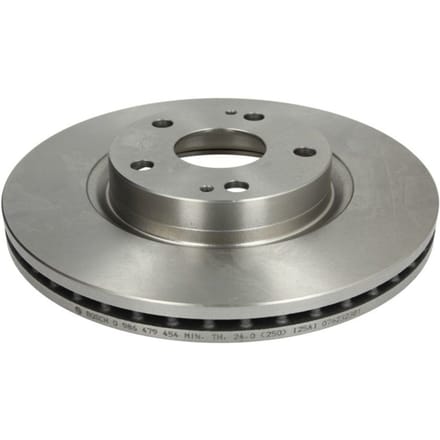 Remschijf BOSCH 0 986 479 454 voorkant, geventileerd, sterk gecarboniseerd, 1 Stuk