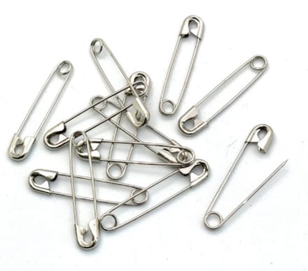 Veiligheidsspeld 250 stuks 28 mm zilver Voordeelverpakking