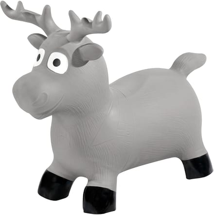 Kindsgut - Skippydier - Eland - Hoge kwaliteit skippybal dier - Inclusief luchtpomp - Speelgoed 2 jaar