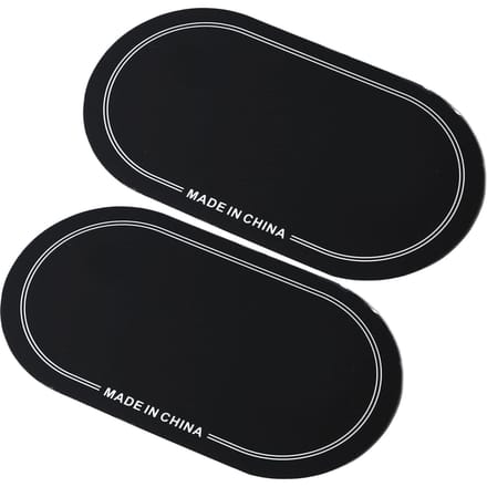 2 STKS Drumvel Patch PET Slijtvast Drumvel Patch Beschermer voor Oefening Optreden Dubbel black