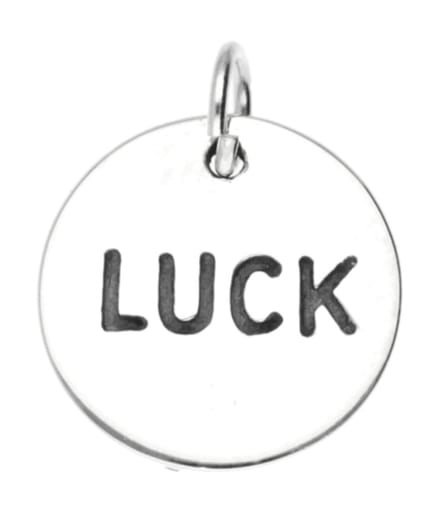 Zilveren Luck kettinghanger
