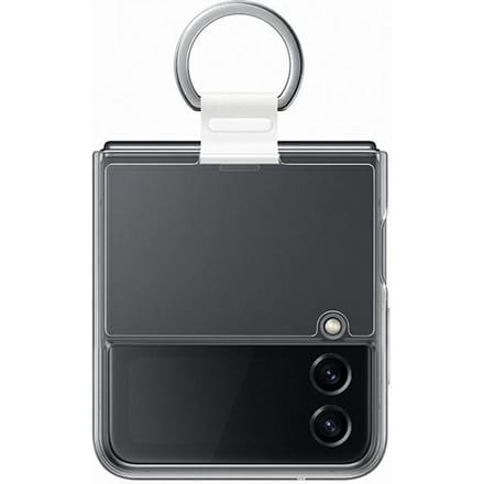Étui Samsung EF-OF721CTEGWW Z Flip 4 transparent transparent Housse Transparente Anneau