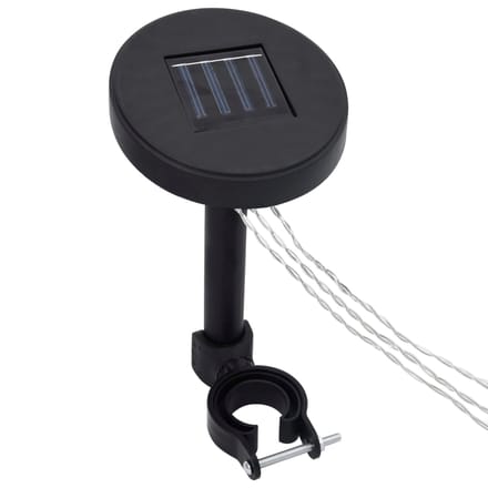 vidaXL - Lichtslinger - met - zonnepaneel - voor - prieel - LED