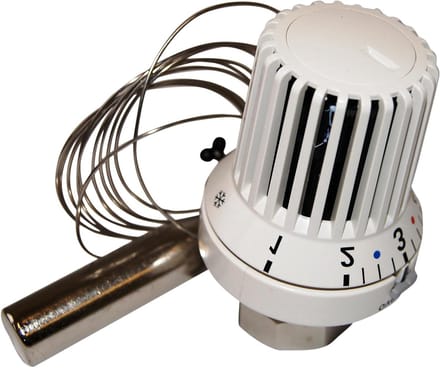 Thermostaat Hoofd - Verwarming Regelaar - Comfort Instellen - Met Afstandssensor - 7-28 Graden - Wit