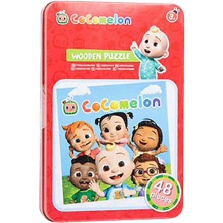 CoComelon Houten Puzzel in Blik – 48 Stuks