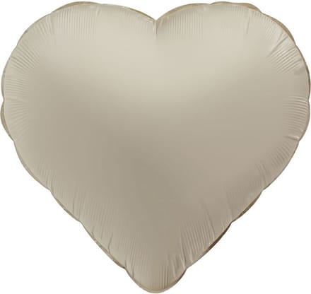 Folat - Folieballon Hart Creamy Latte - 45 cm