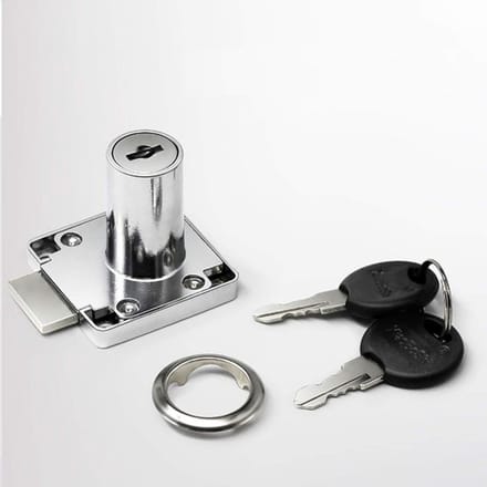 Allecto - Zinc Alloy Cam Lock met 2 Sleutels - Veiligheidsdeur- en