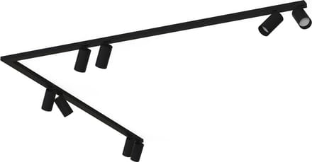 Nowodvorski - Railsysteem Mono bocht 8 lichts 2x 150 cm zwart
