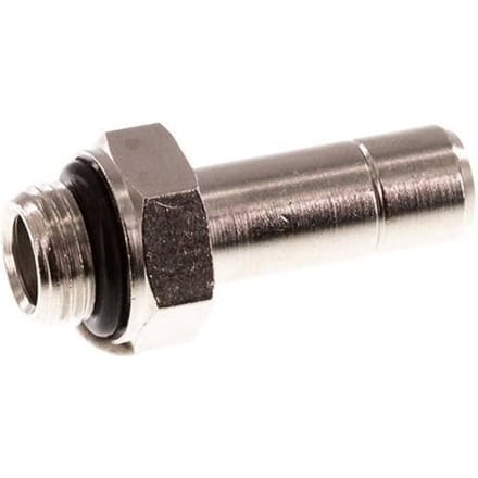 8mm x G1/8'' insteekfitting Messing Buitendraad NBR [10 Stuks]