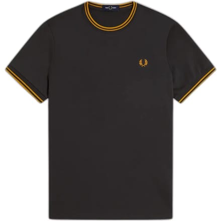 Fred Perry Twin tipped t-shirt - anchor grey golden