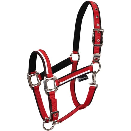 Nylon paardenhalster Equestro White Trim