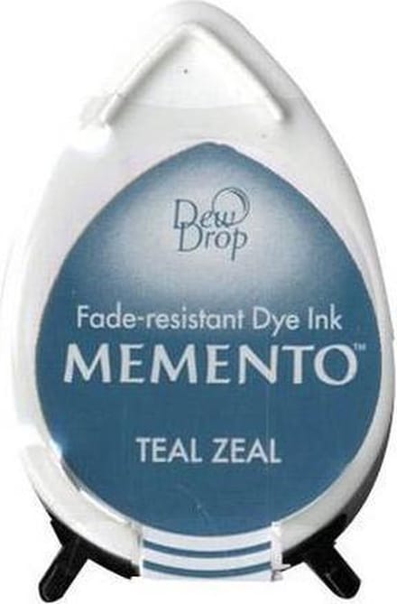 Dewdrop teal zeal - stempelkussen - Memento Tsukineko