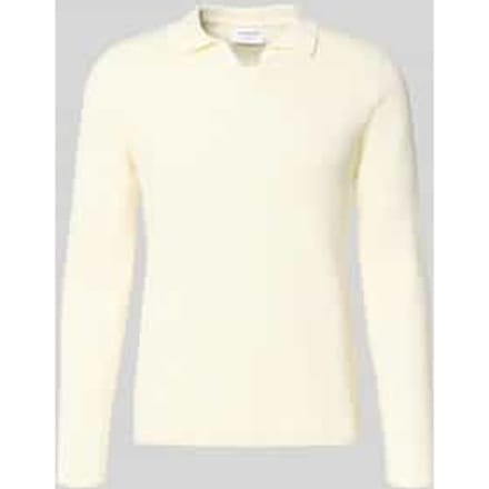 Relaxed fit gebreide trui in riblook